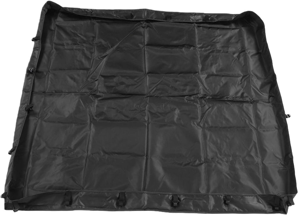 AYNEFY Dog Playpen Bottom Pad, 600D Oxford Pet Playpen Mat, Scratch Thick Floor Protector with Wipe Clean Surface for Indoor Puppy Enclosure Black (4 Sided)
