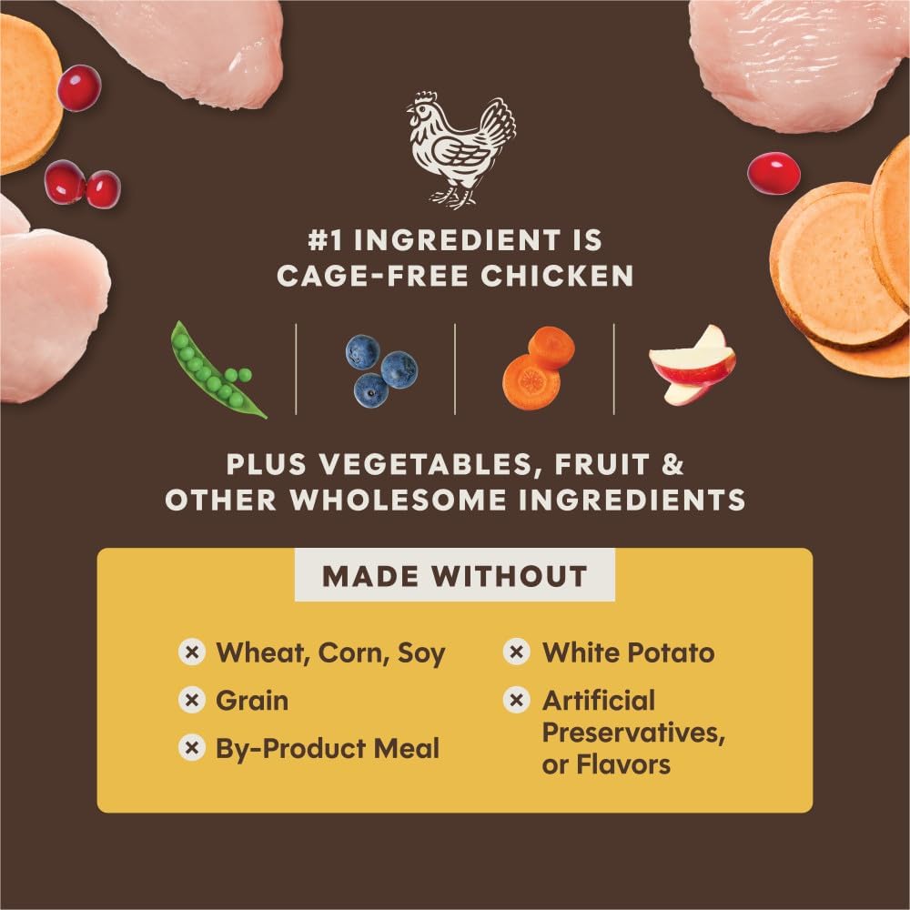 Instinct PeakBoost Dry Dog Food, 5 Protein-Powered Pieces, Chicken, 3.5 lb. | 5 unique pieces: kibble, FreshDried Raw, jerky strips, chewy morsels & air-dried bites for boosted nutrition & flavor