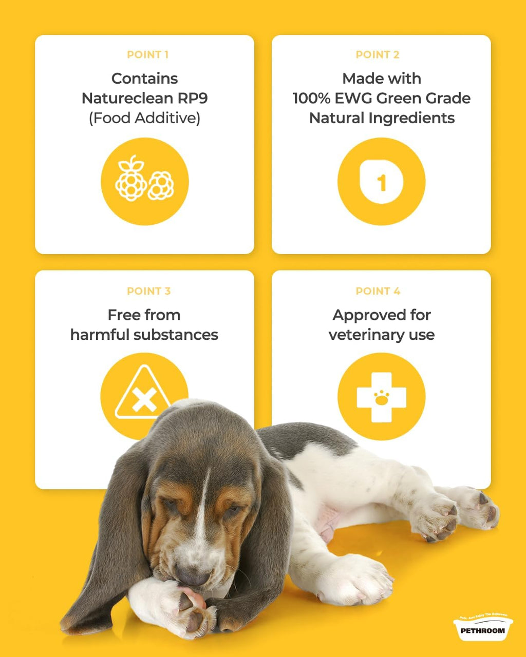 Roll-On Paw Balm for Dogs & Cats, Moisturizing Paw Protector