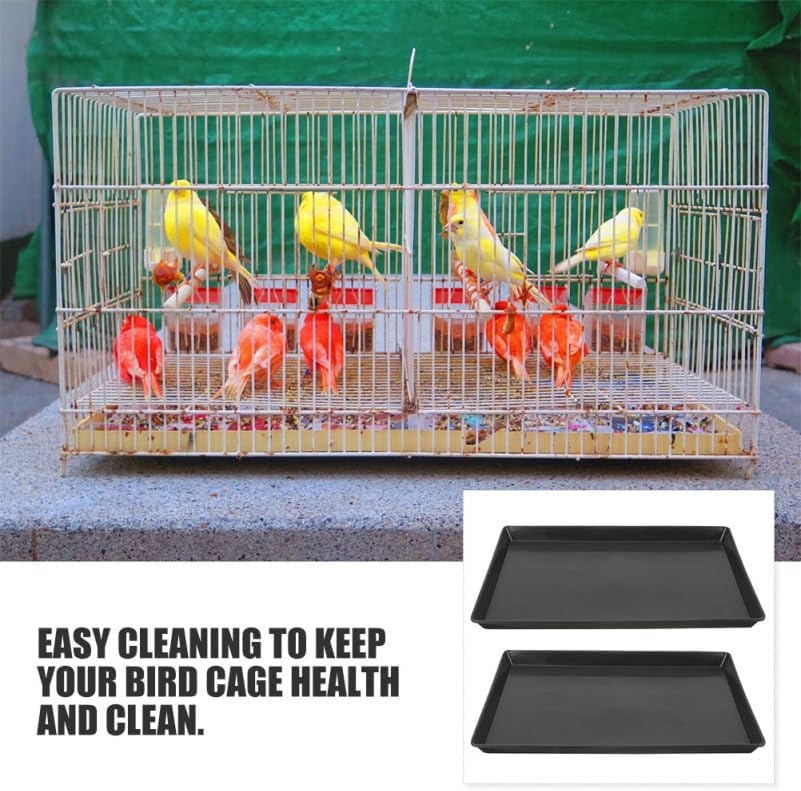 Abaodam Dog Crate Pan Replacement Leakproof Tray for Birds Dogs and Thickened Design Fits Standard Cages Pet
