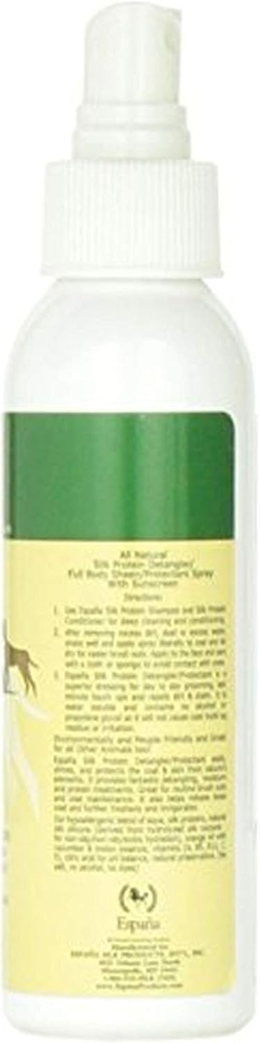 Espana Silk ESP1100DC Specially Formulated Silk Protein Detangler for Dogs and Cats, 4.23-Ounce