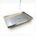 304 Stainless Steel Drain Pan, Heavy-Duty Spill Containment Tray for Kitchen, Garage, Warehouse, Durable Drainage Solution