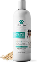 Lillian Ruff PRO Formula Oatmeal Dog Conditioner - Nourishing & Calming Relief for Allergies & Sensitive Skin - Detangles, Softens & Adds Shine with Oatmeal, Coconut Oil & Lavender - USA Made (16oz)