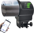 DXOPHIEX WiFi Fish Feeder Automatic Fish Feeder Automatic Dispenser Vacation for Aquarium and Turtle Tank with Feeding Ring