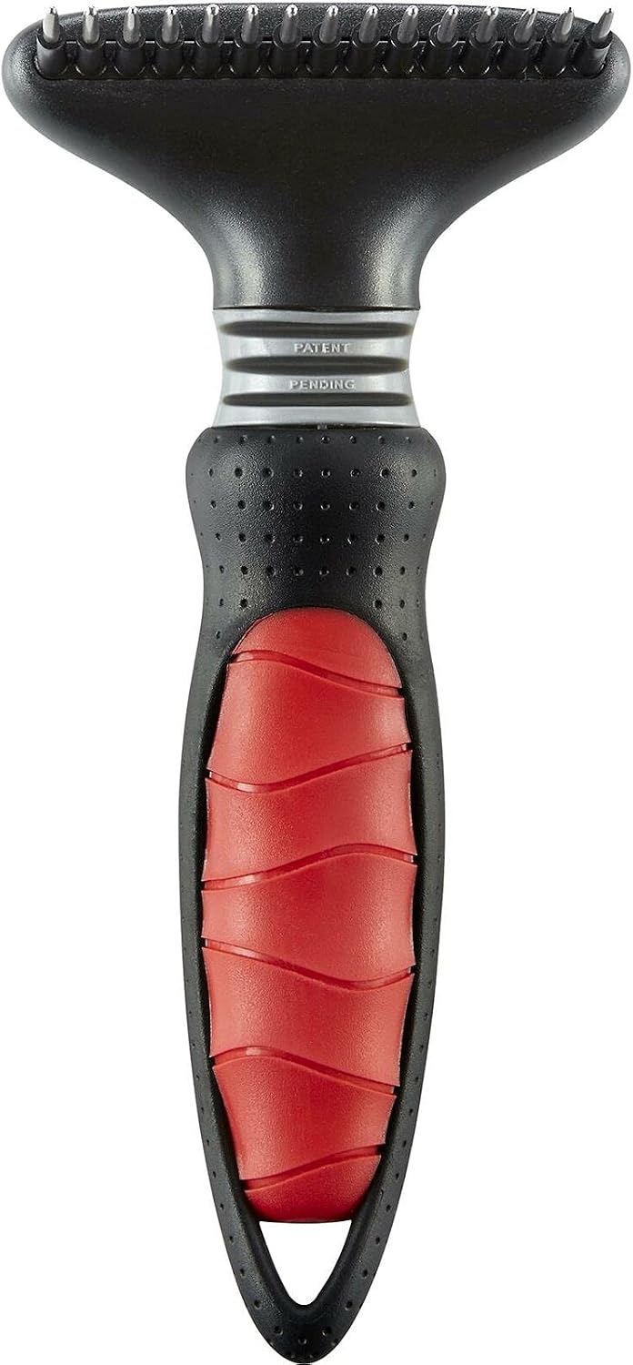 Mikki Undercoat Rake For Pets (One Size) (Black/Red)