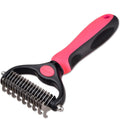 Pet Grooming Tool-Professional Dematting Comb for Dogs and Cats，Safe Undercoat Rake for Easy Mats and Tangles Removing，Keep Your Pet Away from Nasty Shedding Hair.