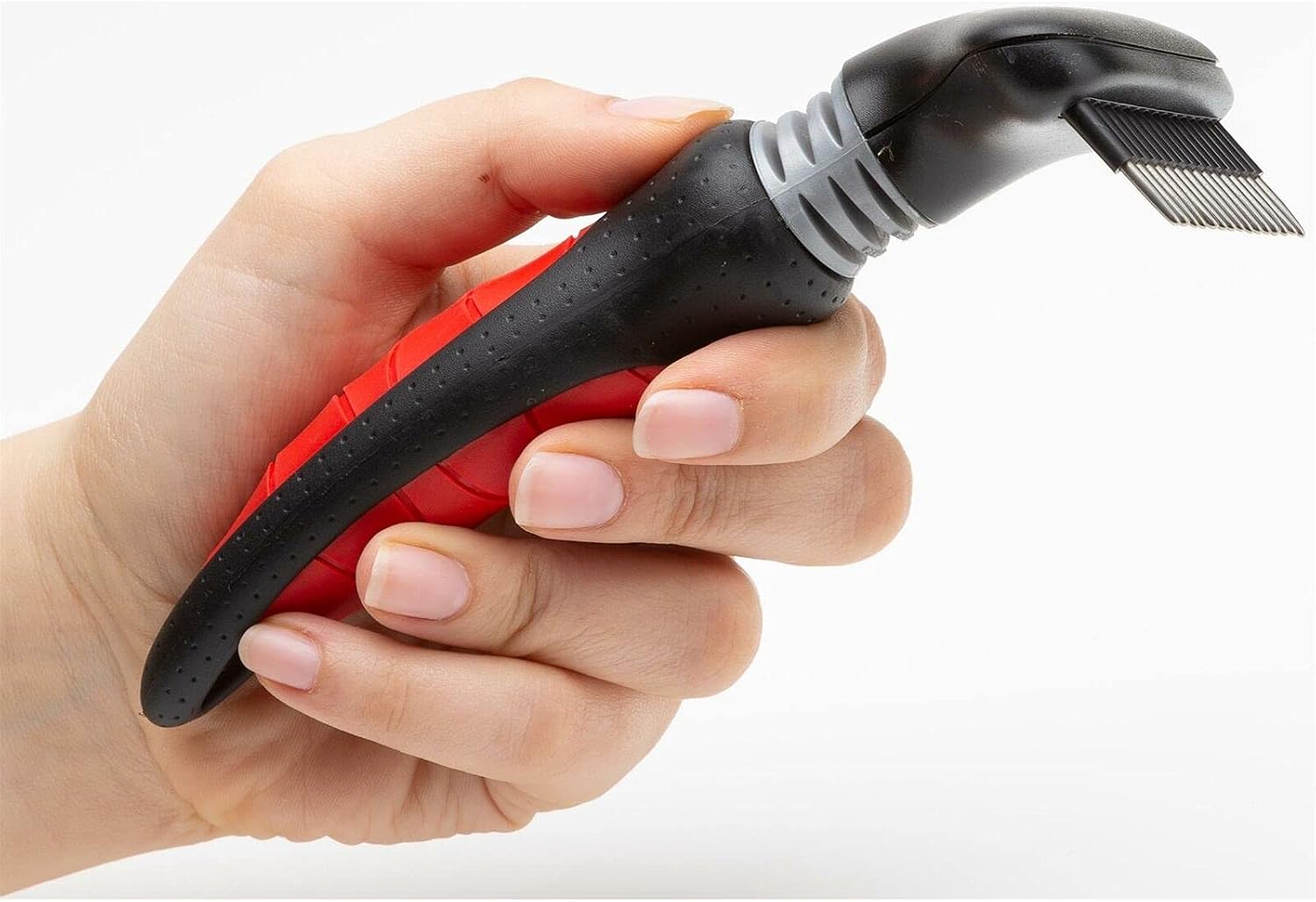 Mikki Undercoat Rake For Pets (One Size) (Black/Red)