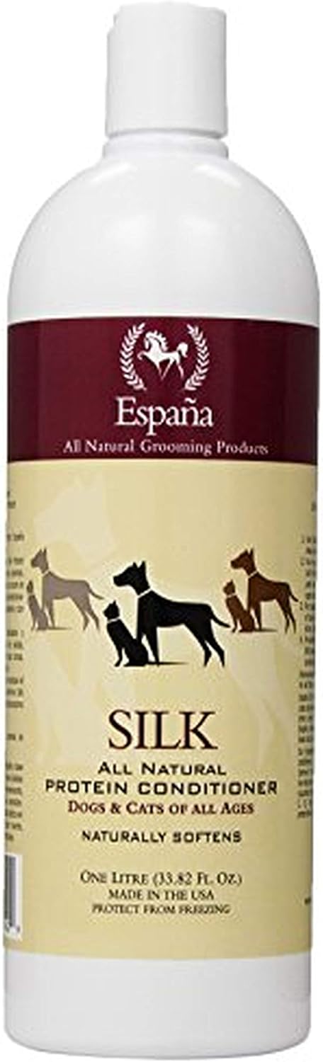 Espana Silk ESP1020DC Specially Formulated Silk Protein Conditioner for Dogs and Cats, 33.82-Ounce