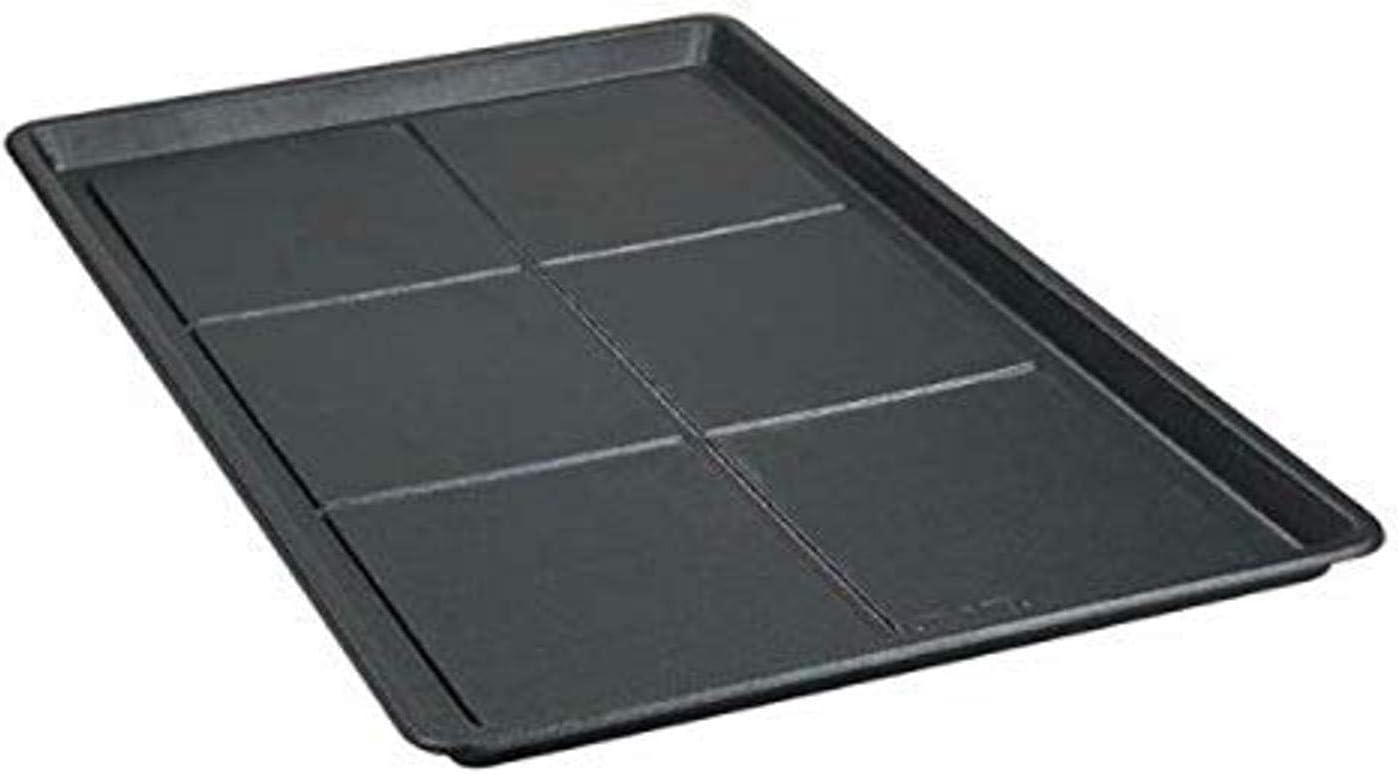 ProSelect Replacement Floor Trays - Durable Easy-to-Clean Plastic Trays for Everlasting Crates - X-Small, 18" x 12", Black