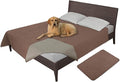 Easy-Going 100% Waterproof Dog Bed Cover, Non-Slip Pet Blanket for Furniture, Washable Couch Cover, Repleasement Sofa Cover (68x82 in,Brown)