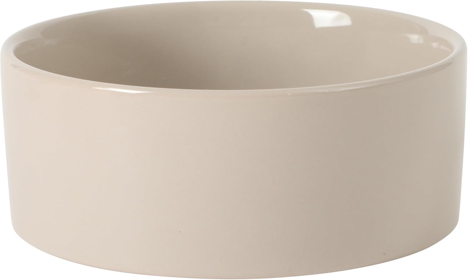 Gibson Home Zoomie Bites Ceramic Dog and Cat Bowl with Acacia Wood Stand Non-Slip Matte Glaze Weighted Food Water Set for Cats & Small/Medium Sized Dogs, 5.5" Bowls
