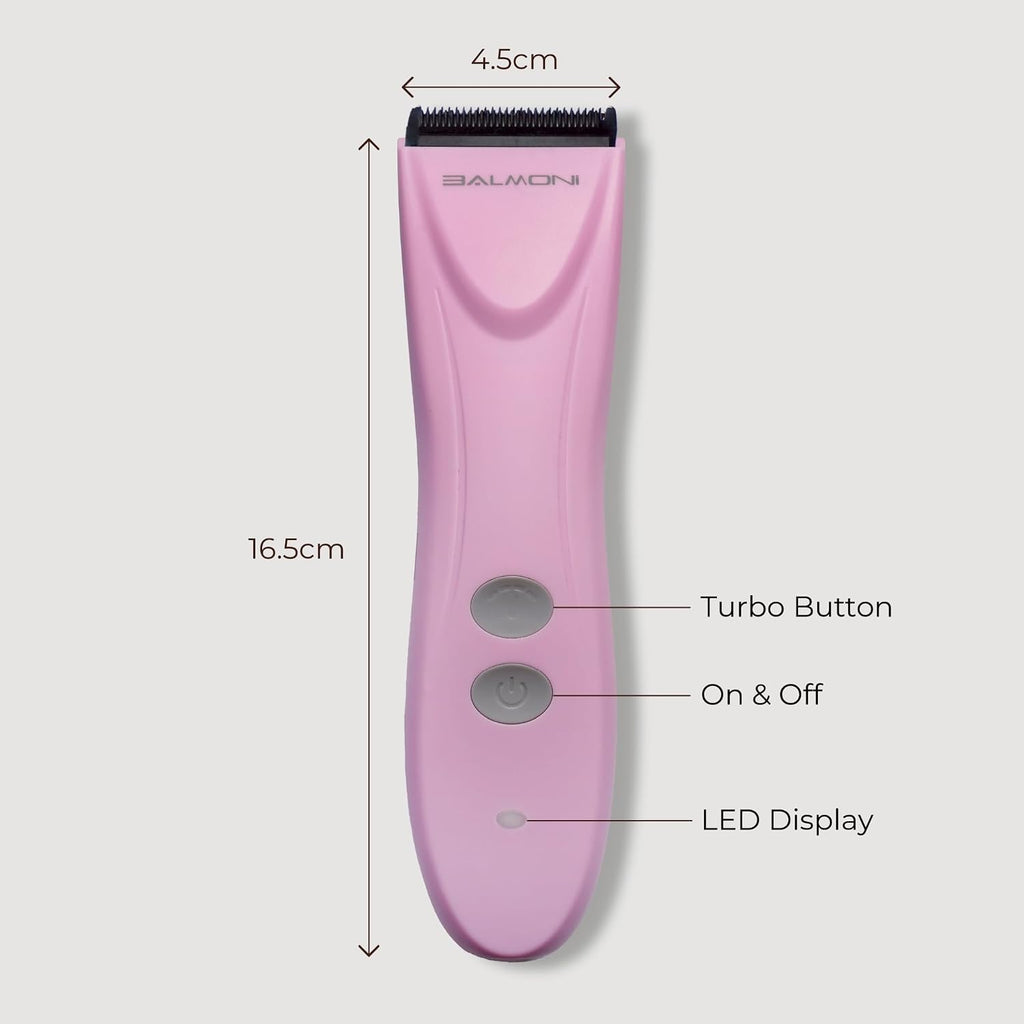 Cordless Pet Grooming Kit for Dogs & Cats, Quiet & Powerful Motor Paw & Face Trimmer, Lightweight Clipper, Dopamine Pink, Parent (Single-Dopamine Pink)