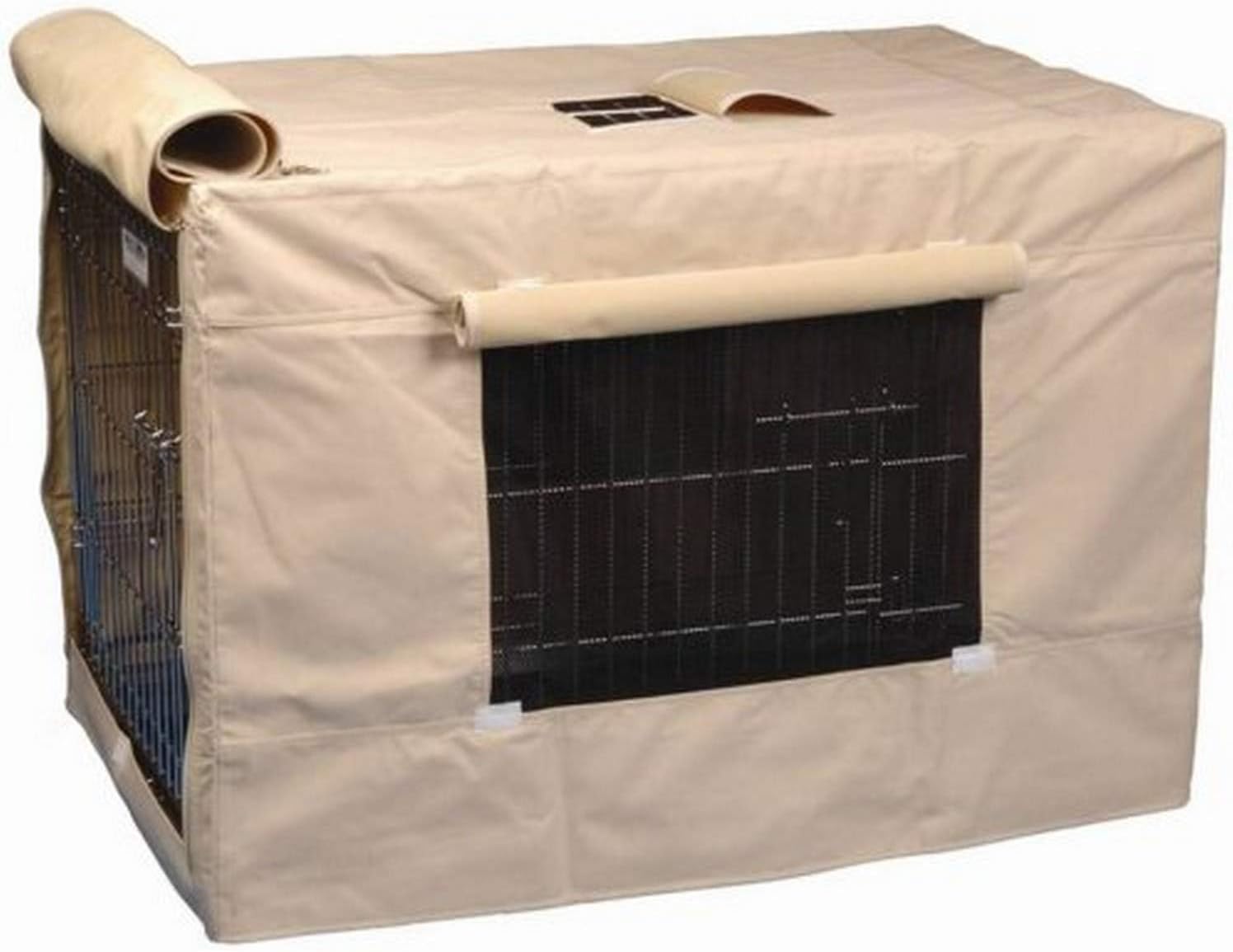 PRECISION PET PRODUCTS Indoor Outdoor Crate Cover for Size 6000 Crates Tan
