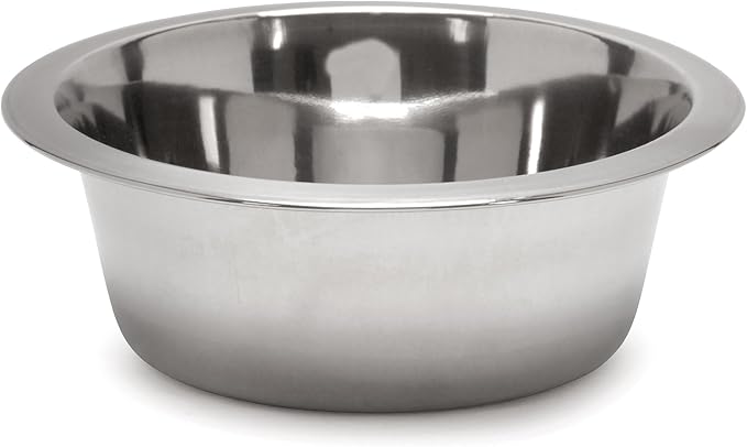 Jeffers Stainless Steel Pet Bowls – Durable, Rust Resistant, Non Toxic, Easy to Clean, Dishwasher Safe Metal Food & Water Dishes for Dogs, Cats, Puppies, Kittens, Home, Kennels, Feeding, 3 Quart 4pk