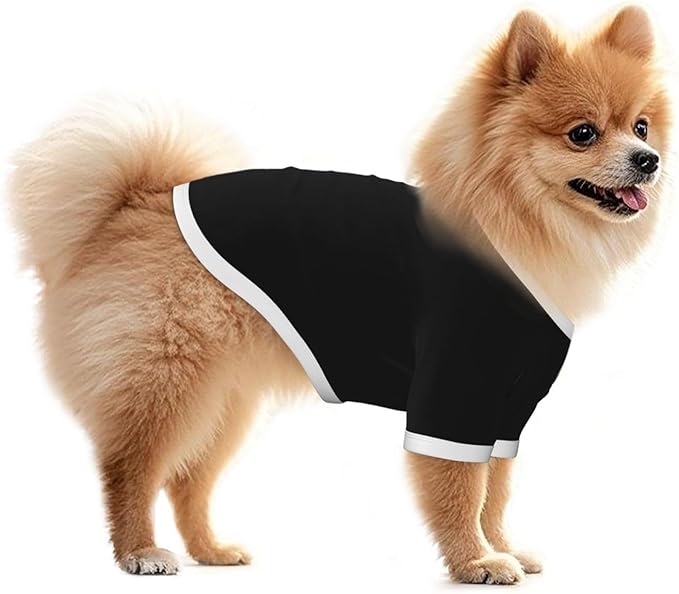 Custom Dog Shirt Personalized Pet Jersey Shirts with Name Photo Text Logo Customized Dog Pullover T Shirt Gifts for Small Medium Large Dogs Cats