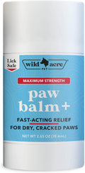 Maximum Strength Paw Balm for Dogs - All Weather Paw Protector for Snow, Sand, Pavement, Lawn Chemicals and More - Soothing Paw Balm with Easy Stick Application, 2.65oz Value Size