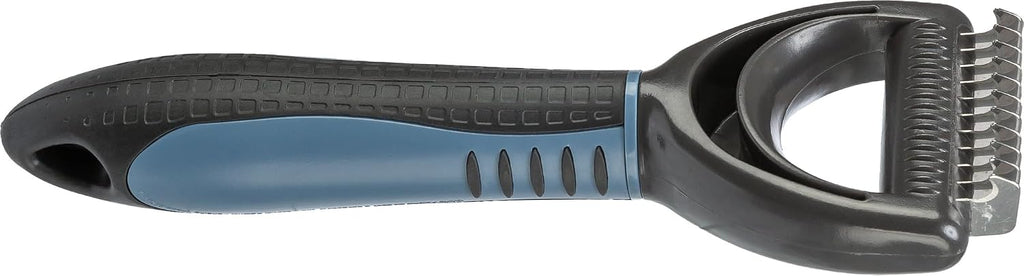 TRIXIE Pet Universal Grooming Rake for Cats and Dogs, Detangle and Thin, 2.5" x 7" (6x18cm)