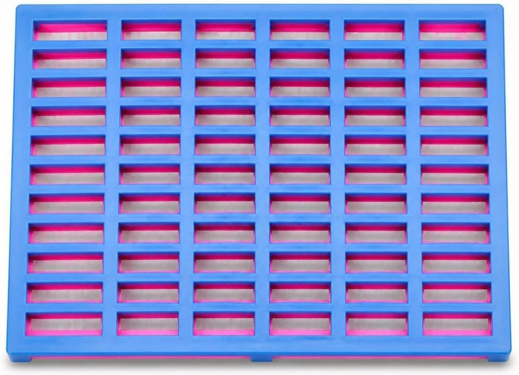 Cage Floor Grid Cage Mat Crate Hutch with Sturdy Construction and Rinsing Suitable for Dog crates hutches Small pet enclosures, Pink, 56 * 42 * 0.3cm Ultra-Thin bite Resistant