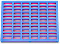 Cage Floor Grid Cage Mat Crate Hutch with Sturdy Construction and Rinsing Suitable for Dog crates hutches Small pet enclosures, Pink, 56 * 42 * 0.3cm Ultra-Thin bite Resistant