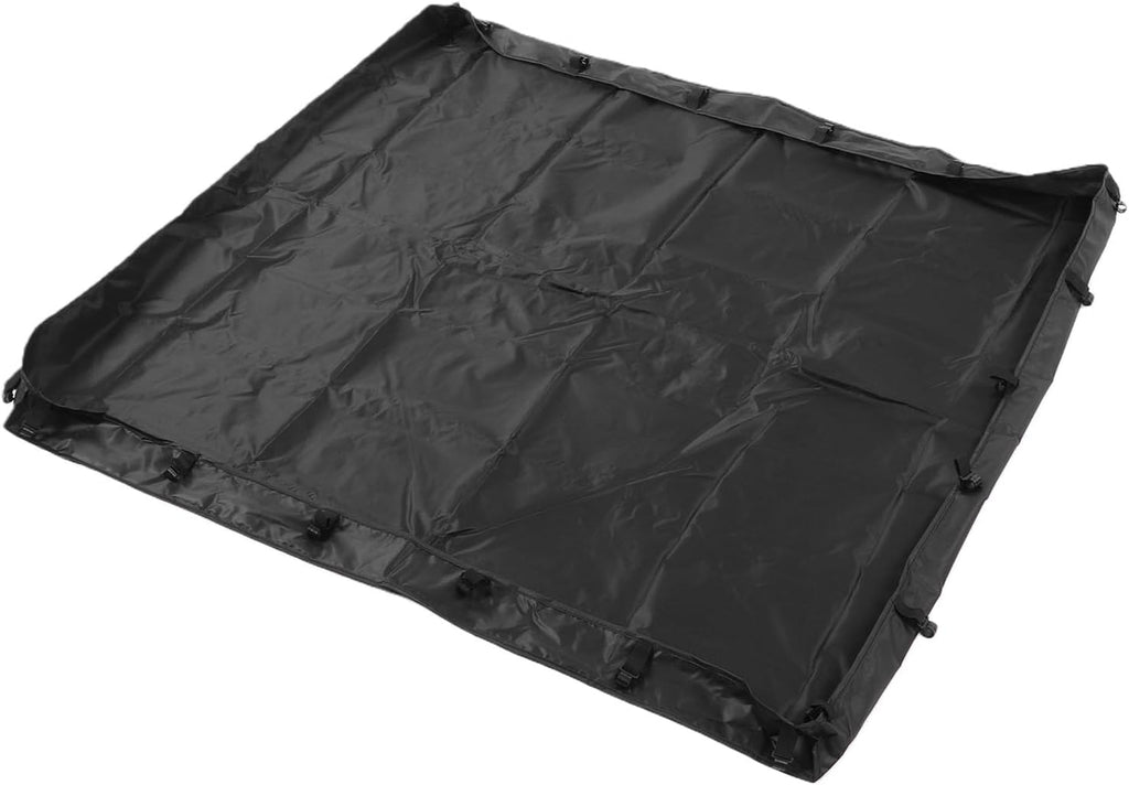 AYNEFY Dog Playpen Bottom Pad, 600D Oxford Pet Playpen Mat, Scratch Thick Floor Protector with Wipe Clean Surface for Indoor Puppy Enclosure Black (4 Sided)