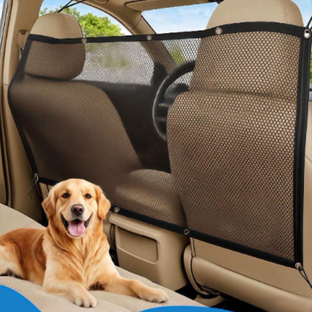 Car Pet Barrier for Toyota HiAce H300 2019-2026 Mesh Car Seat Pet Divider Dog Safety Barrier Accessories