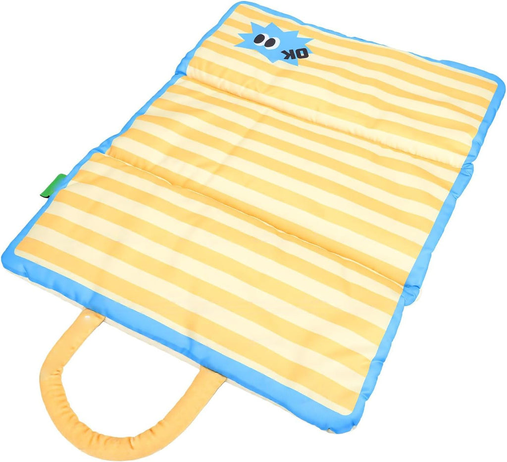 Reversible Dog Crate Pad | Cool Warm, Foldable, Pet Bed Mat, with Handle for Dogs Pets Indoor Travel