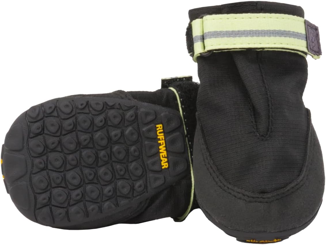 Ruffwear, Summit Trex Dog Shoes, All-Season Paw Protection with Durable Non-Slip Grip & Stay-Put Fit for Everyday Adventures, Obsidian Black, 2.00"
