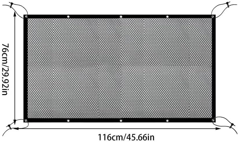 Car Pet Barrier Mesh Net for Tesla Model Y/X | Durable Mesh.Elastic Drawstring.Reinforced Buckle.Vehicle Partition.Snug Fit