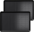 Holiwei 35.4" 2PC Dog Crate Tray Replacement fit for Metal Dog Crate Dog Cage Pans Plastic Tray