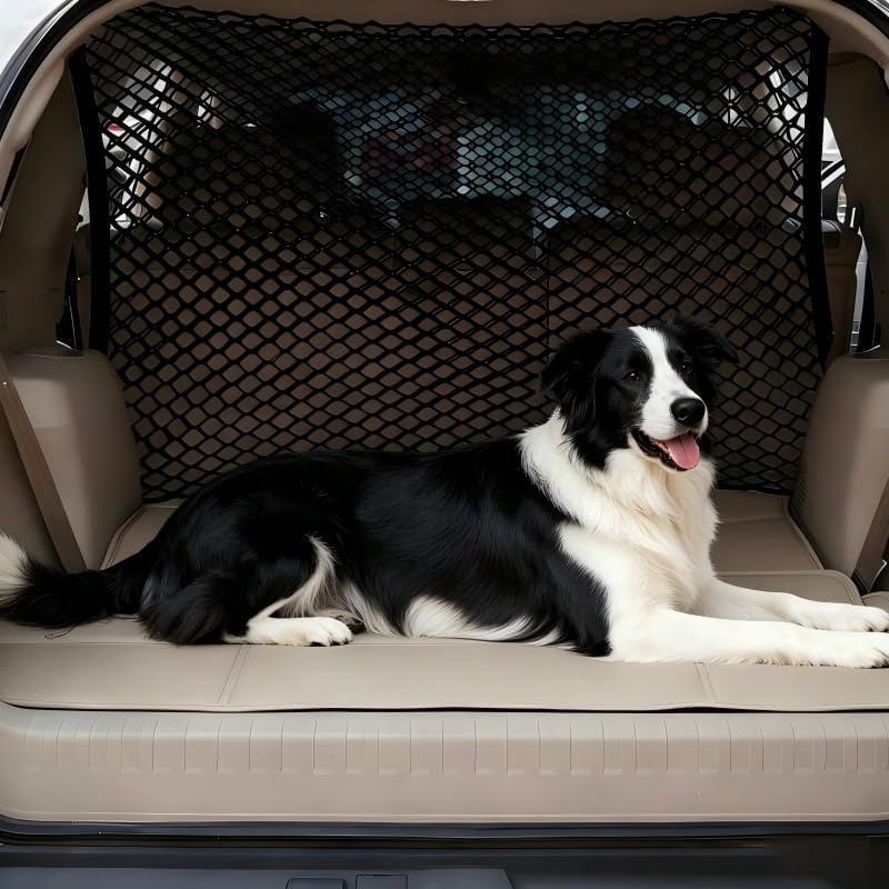 2-Layer Car Dog Barrier for Lincoln Navigator IV /2017-2024 | Double-layer mesh structure, durable.Dog Car Net Barrier Pet Barrier, Safety Divider Easy Install, Double-Layer Thickened Dur