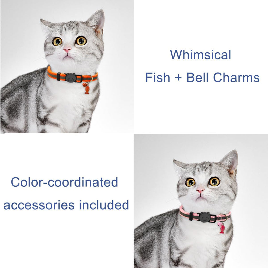 Yizepet Cat Collars, Breakaway Kitten Collar, Cute Kitty Collar in 4 Pack, Pet Supplies Accessories