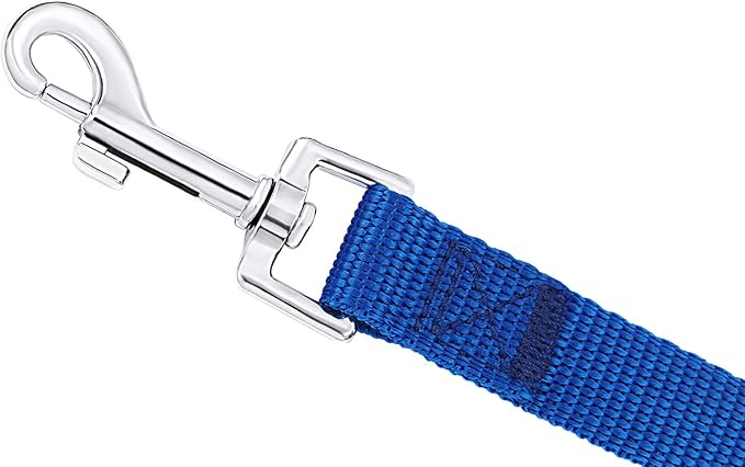 AmaGood Dog/Puppy Obedience Recall Training Agility Lead-15 ft 20 ft 30 ft 50 ft Long Leash-for Dog Training,Tie Out,Play,Safety,Camping (30 feet, Blue)