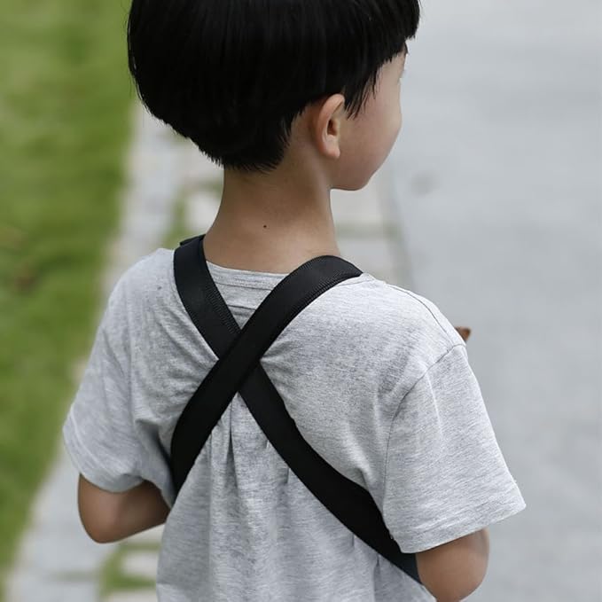 Pet Dog Puppy Cat Carrier Five Holes Backpack Double Shoulder Straps Canvas Cotton Front Chest Backpack Bag(Black, Large)
