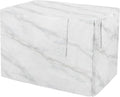 White Marble Dog Crate Covers Breathable Dog Kennel Cover Windproof Waterproof Privacy Shading Fit for 30IN Wire Dog Cage