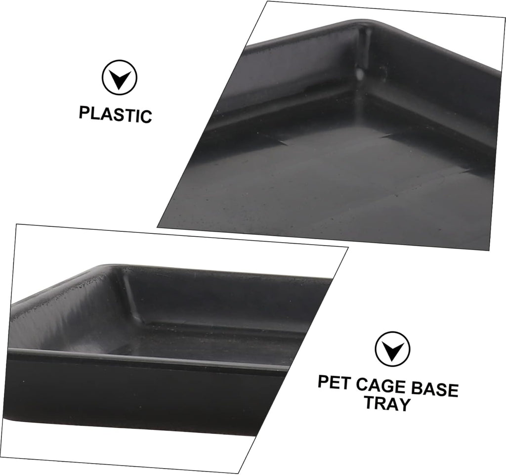 1pc Pet Cage Tray Plastic Pet Potty Tray for Cats Dogs and Replacement Base for Cages for Use Helps Develop Toilet Habits