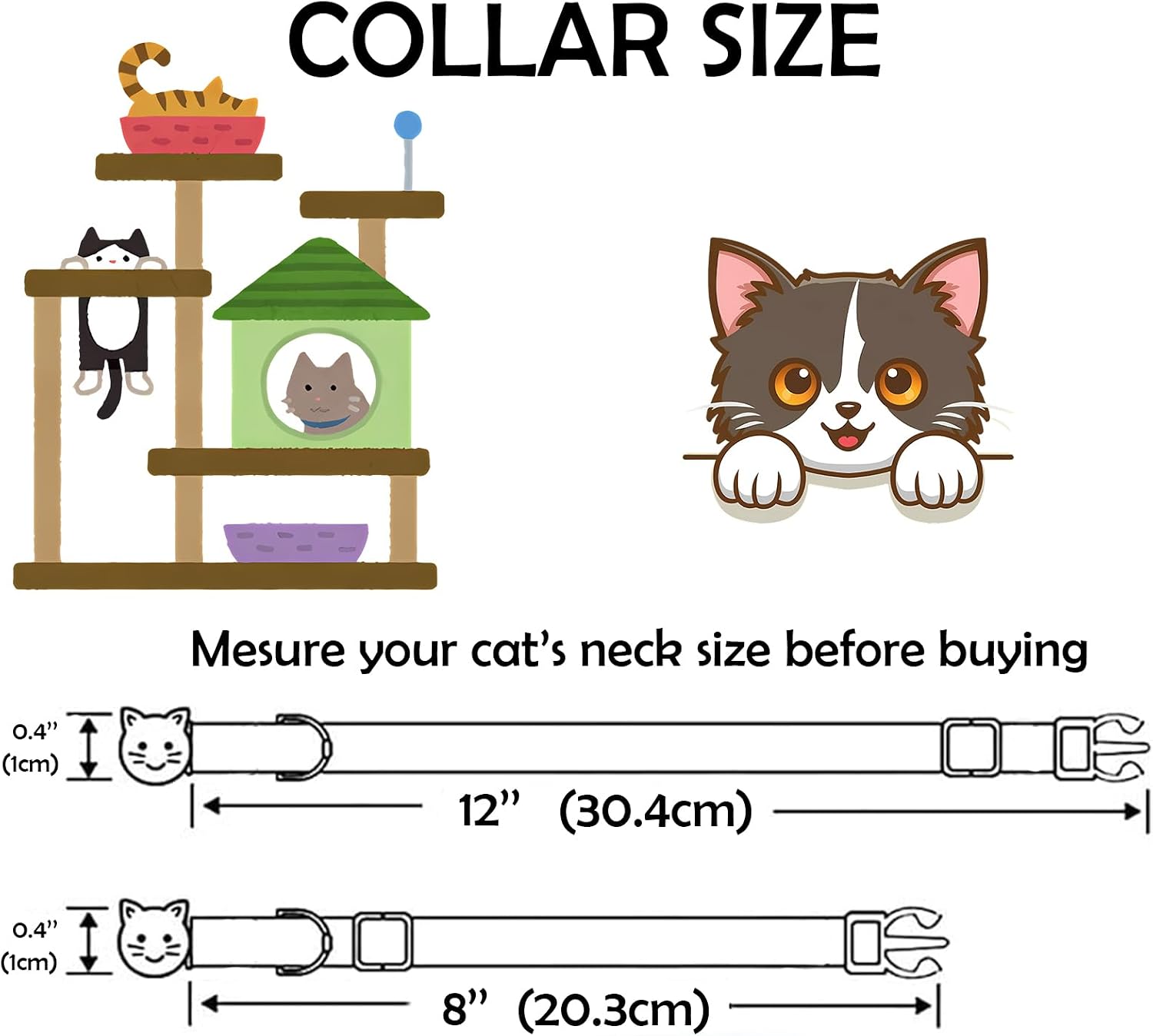 Halloween Cat Collar-2 Pack Pumpkin Print Fall Cotton Breakaway Cat Collars with Bell Pendant Kitten Boy Girl Safety Adjustable Collar for Small Cats Puppy