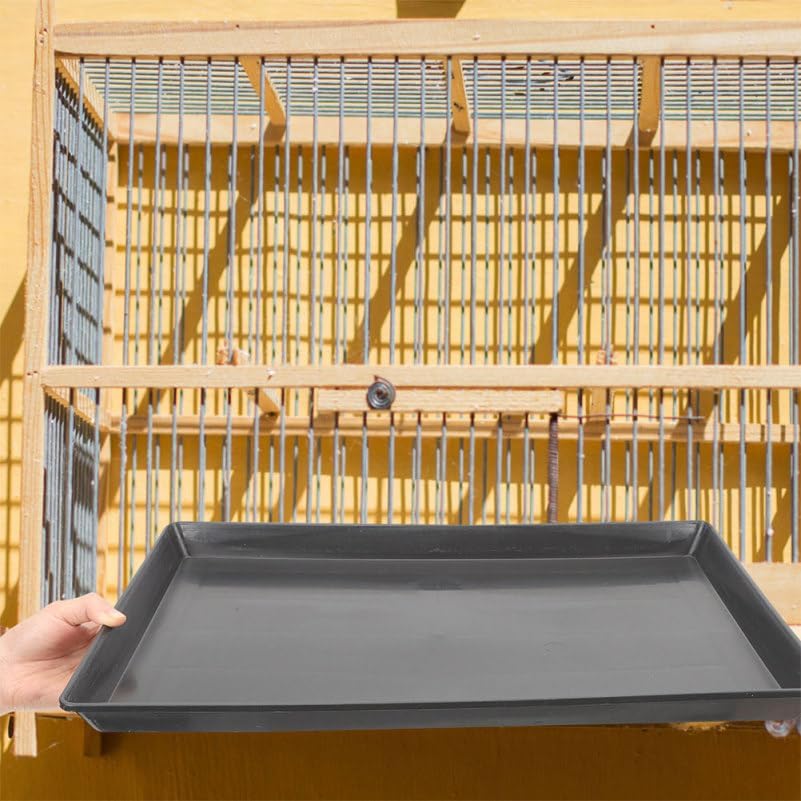 Abaodam Dog Crate Pan Replacement Leakproof Tray for Birds Dogs and Thickened Design Fits Standard Cages Pet