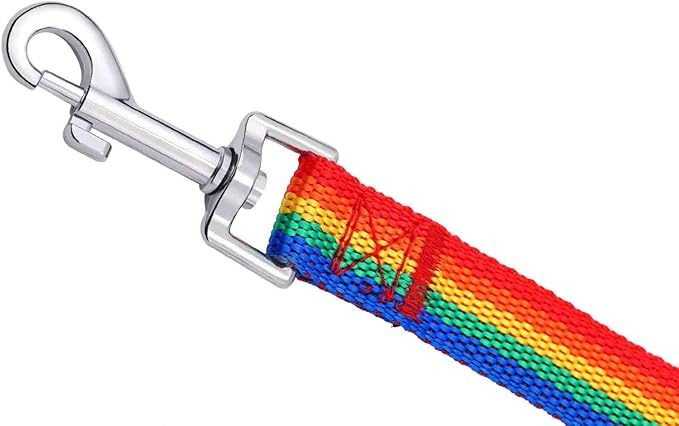 AmaGood Dog/Puppy Obedience Recall Training Agility Lead-15 ft 20 ft 30 ft 50 ft Long Leash-for Dog Training,Recall,Play,Safety,Camping (30feet, Rainbow)