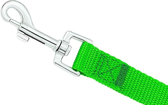 AMAGOOD Dog/Puppy Obedience Recall Training Agility Lead-15 ft 20 ft 30 ft 50 ft Long Leash-for Dog Training,Tie Out,Play,Safety,Camping (30Feet x 1Inch,Green)