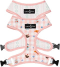 Lucy & Co. Sipping Slowly Reversible Dog Harness, Adjustable Comfort Fit with Dual Leash Attachments, X-Large