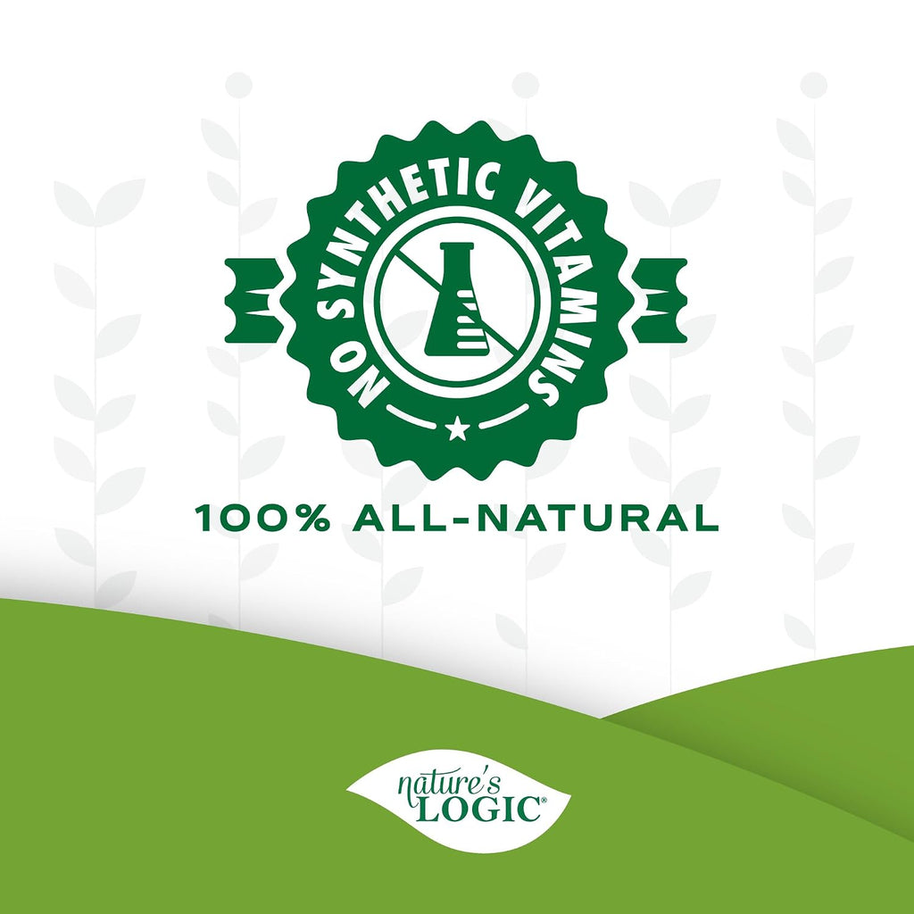 NATURE'S LOGIC Dehydrated Chicken Bone Broth Powder - Dog & Cat Topper, 6oz | 100% natural dog & cat topper, Rich in glucosamine & chondroitin, Boosts immune system, Gluten-free, No synthetic ingredients