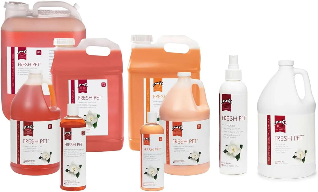 MPP Dog Grooming Pro Fresh Pet Shampoo Conditioner Cologne Mist or Waterless Shampoo (17 oz)