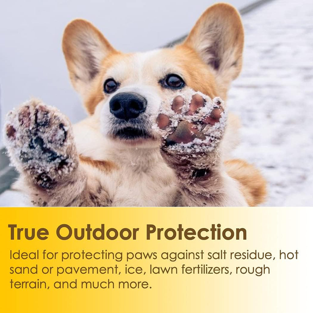 Natureland Organic Paw Wax for Dogs and Cats, Outdoor Paw Pad Protection | Natural wax moisturizes dry, chapped or rough pads; barrier against snow, ice, salt, hot pavement and sand, year round