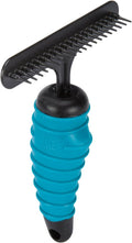 Master Grooming Tools Ergonomic Undercoat Pets Rake, Black