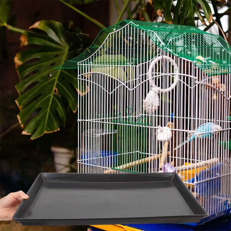Abaodam Dog Crate Pan Replacement Leakproof Tray for Birds Dogs and Thickened Design Fits Standard Cages Pet