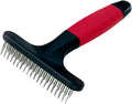 Ferplast Dog rake Comb GRO 5850, Thick Rounded Teeth, Pet Undercoat Grooming, Medium and Long-haired Animals, 11 x h 15,5 cm