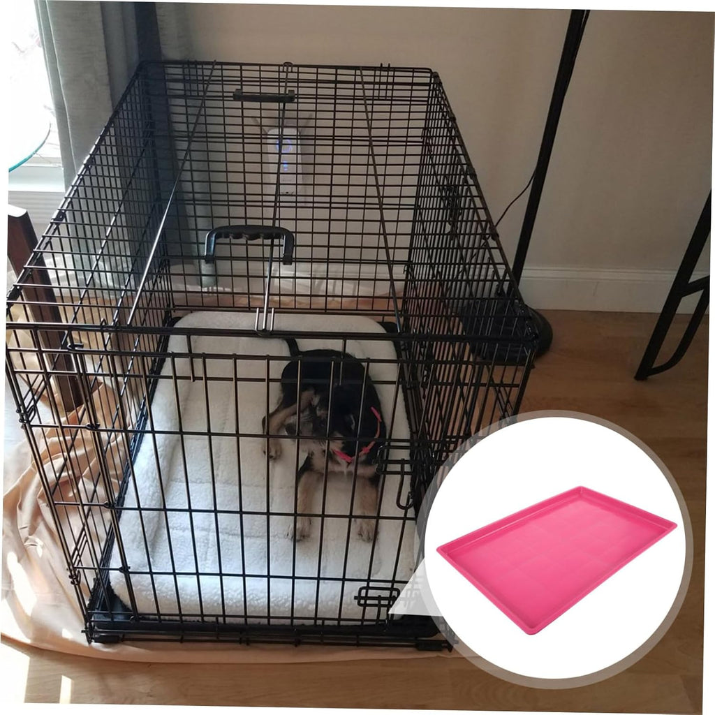 Abaodam Pet Cage Supply Dog Crate Accessory Extra Large Dog Pee Tray Replacement Crate Pan Parrot Cage Bottom Tray Parakeet Toilet Pan