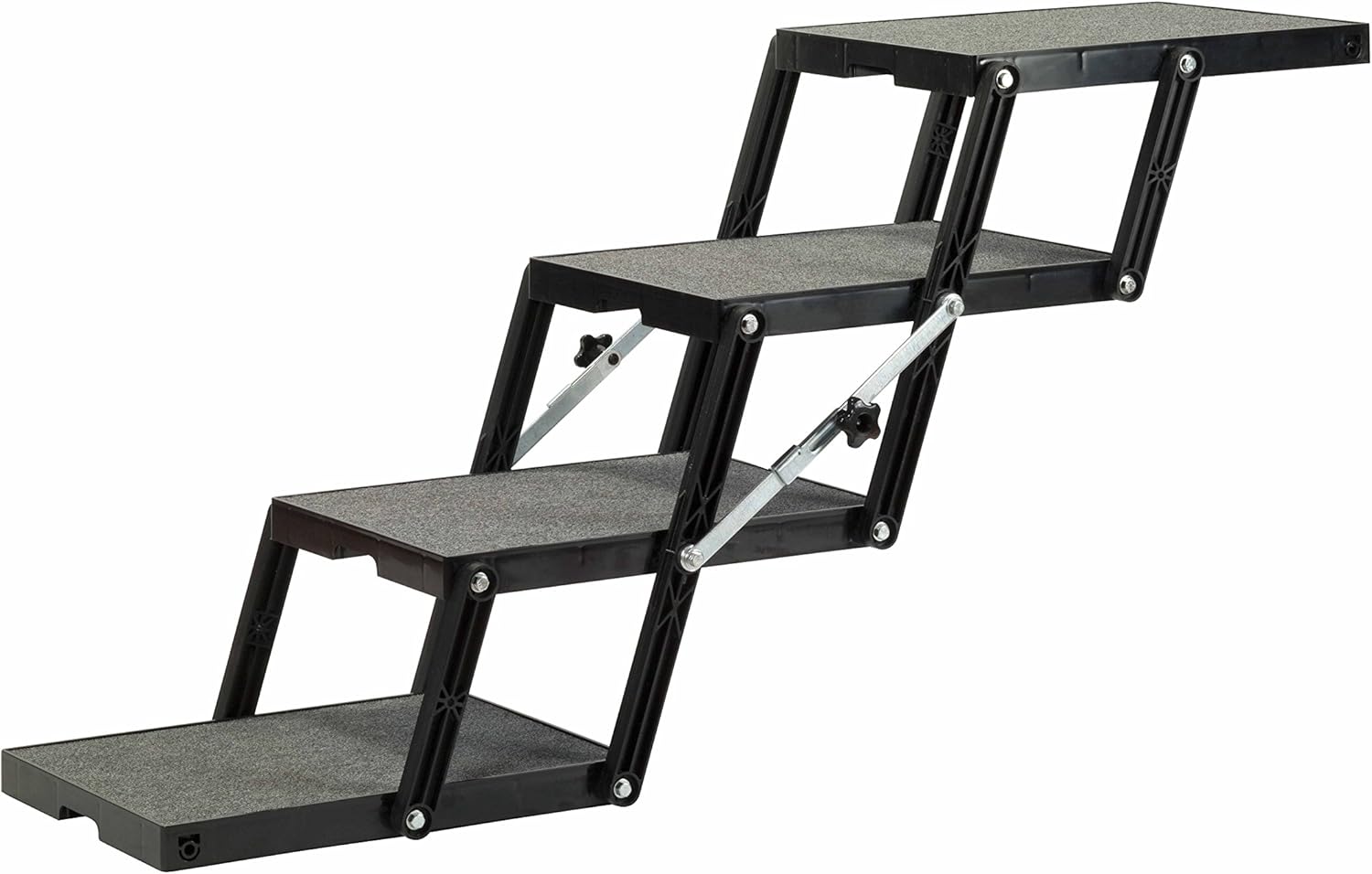 Pet Loader® XL 18" Platform, 4 Step. Folding USA Carpeted Dog Stairs. add or Remove Steps as Your Needs Change. Scroll Down to See video's Safely Carries 300 Pound Pets