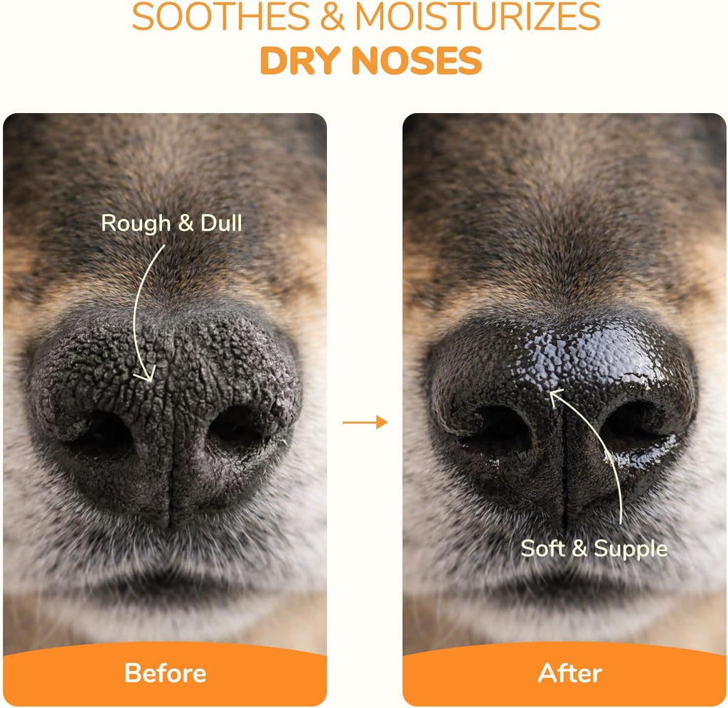 Lick-Safe Dog Paw & Nose Balm | 2.1 oz All Natural Wax with Coconut Oil | Summer Hot Pavement, Winter Snow & Road Salt Protector | Moisturizer for Dry, Rough Pads & Snouts