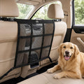 Dog Car Barrier for Lexus GX 550 GX550 2024-2025, Pet Barrier | Adjustable Mesh Vehicle Divider Backseat Safety Net Breathable Travel Partition Barriers Elastic Band with Buckle Hook Up